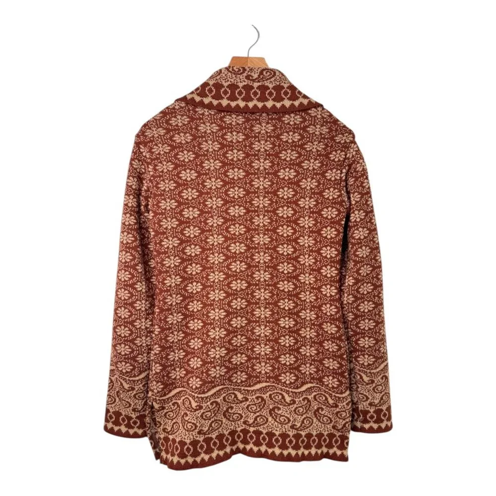 Vintage 90s Lady Queen Knit Cardigan Jacket - Picture 4 of 6